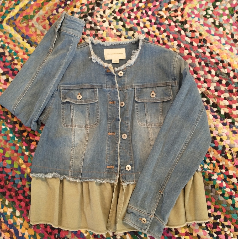 Pilcro and the Letterpress jean jacket